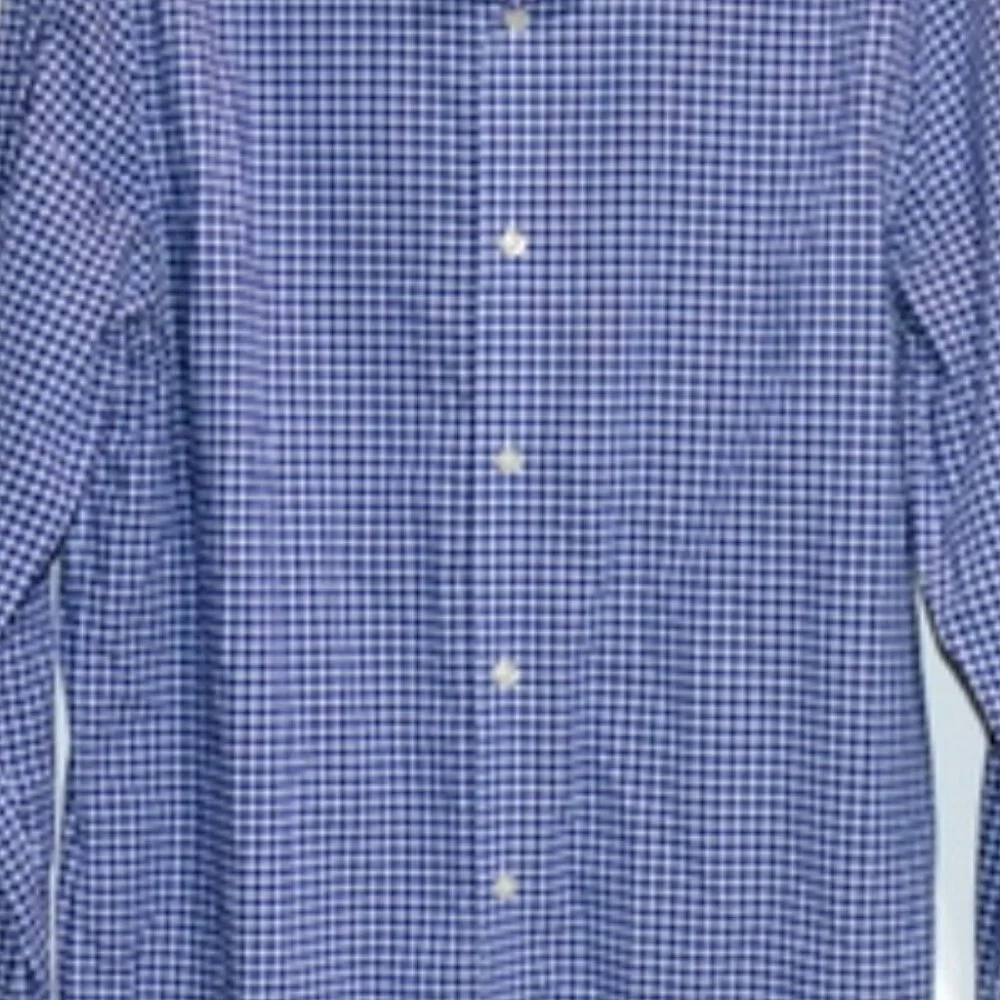 Banana Republic Men's Small Blue Plaid Button Up Shirt – Size: Large - Picture 3 of 11